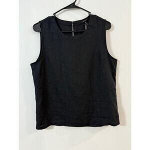 NWT Quince Women's 100% European Linen Sleeveless Tank Top - Size S